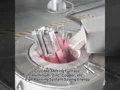 1000KG Memiringkan Tungku Peleburan Logam Industri Induksi Peleburan Aluminium