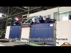 5T 60Mins Melting Steel Shell Tungku Induksi Industri Untuk Peleburan Baja 3000KW