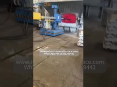 Mesin penguras dan pemurnian aluminium online besar yang bergerak