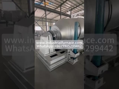 Tungku pencairan aluminium 2 ton bertenaga gas