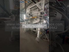 Gas mengeluarkan tungku peleburan aluminium 2 ton