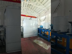 Mesin pengecoran batang tembaga ke atas tungku peleburan induksi