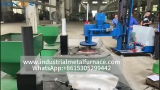 Tungku Wadah Grafit dengan Pembakar Pelet Kayu – Nol Polusi, Emisi Rendah