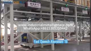 Aluminium T6 Pendinginan Cepat Tungku Bawah Jatuh | Quenching Cepat + Solusi Perawatan Terintegrasi