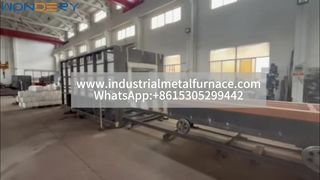 Tungku Troli Listrik yang Dapat Disesuaikan | Perlakuan Panas Presisi untuk Suku Cadang Industri Skala Besar