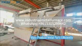 Tungku Perlakuan Panas Sabuk Jaring Tahan Listrik Berkelanjutan untuk Bagian Logam – Hemat Energi
