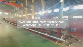 Tungku Sabuk Jaring Berbahan Bakar Gas Besar – Perlakuan Panas yang Efisien untuk Tabung Baja Tahan Karat