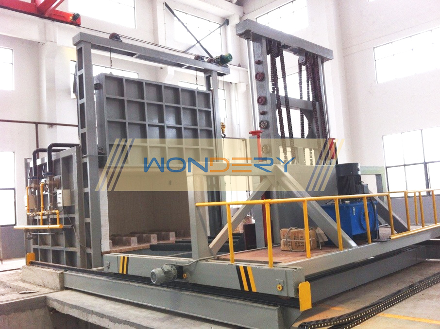 Blog perusahaan terbaru tentang Tungku Perlakuan Panas Ruang Gas Berkinerja Tinggi untuk Pendinginan Cepat Dengan Mekanisme Forklift
