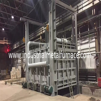 Beli Tungku Bawah Mobil Pembakar Gas 320kw / H, Tungku Pemanas Bogie Hearth Furnace online manufacture