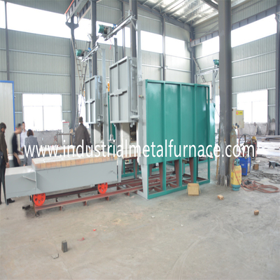 Beli Bogie Hearth Heat Treating Peralatan Tungku Bawah Mobil Listrik 1 Zona 2400 × 1700 × 1300mm online manufacture