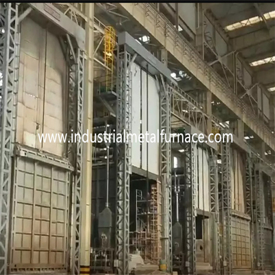 Beli Tungku Bawah Mobil Industri Berbahan Bakar Gas, Bogie Hearth Furnace 7200 × 2200 × 1800mm online manufacture