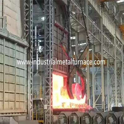 Beli 6 Zona Annealing Car Bottom Furnace Bogie Hearth Furnace 6500×2300×2000mm Gas Dipecat online manufacture