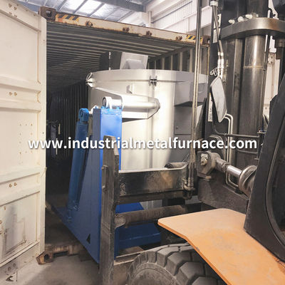 Beli WDL-RGQ-1000 1000kg Diesel Fire Hydraulic Tilting Aluminium Melting Furnace pembuatan online