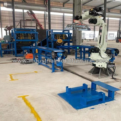 Beli 6.5kg Mesin Susun Ingot Aluminium Otomatis Dengan Robot Siemens 1200mm pembuatan online