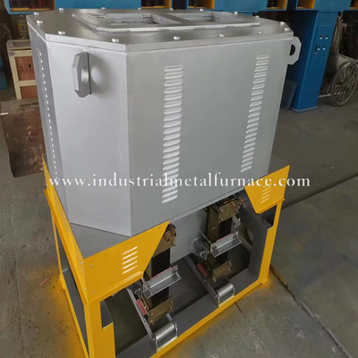 Beli Tungku Peleburan Tembaga Induksi Dua Mandi 200KW Untuk Pengecoran Gravitasi 500kg / H online manufacture