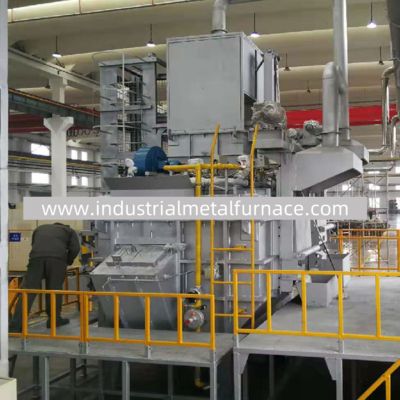 Beli 1000kg/h Natural Gas Aluminum Melting Furnace with 720℃ Temperature online manufacture