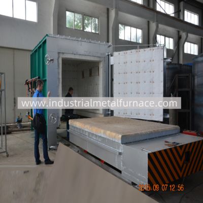 Beli Pintu Samping Pembuka RT3-150-12 Tungku Perlakuan Panas Tipe Troli untuk Annealing, Quenching, dan Normalizing online manufacture