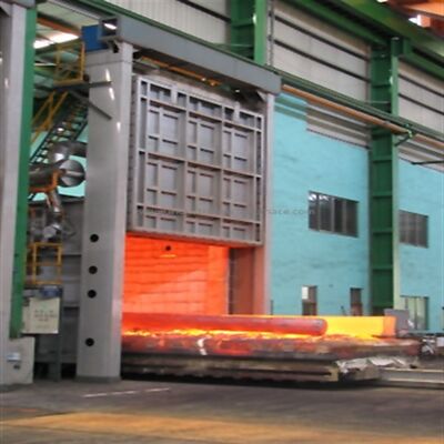 Beli 16*6*6m Tungku Perapian Bogie Berbahan Bakar Gas 60 Ton dengan Pembakaran Low-NOx untuk Perlakuan Panas online manufacture