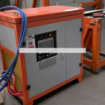 Beli IGBT Medium Frequency Induction Steel Melting Furnace 120KW 150kg Hydraulic Tilting System For Steel & Iron Casting online manufacture