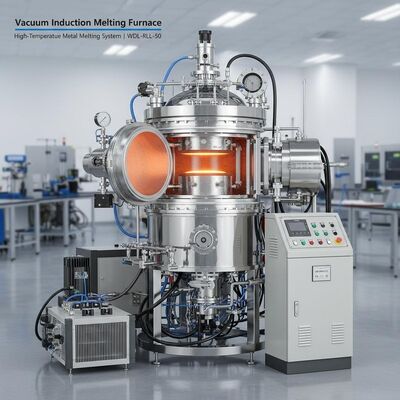 Beli Tungku Peleburan Induksi Vakum – Sistem Peleburan Logam Suhu Tinggi | WDL-RLL-50 pembuatan online