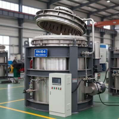Beli Tungku Nitriding Tipe Pit RN-80-6 dengan suhu kerja 650°C, Daya 80KW, dan Ukuran Kerja Φ900×1000mm untuk Pengolahan Panas Industri pembuatan online