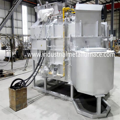 Beli 300 Sampai 3000kg / H Reverberatory Aluminium Alloy Melting Furnace Aluminium Holding Furnace online manufacture