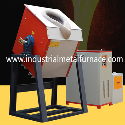 kualitas  160KW 100KG Industrial Induction Furnace Melting Furnace For Cast Iron Heat Treat pabrik