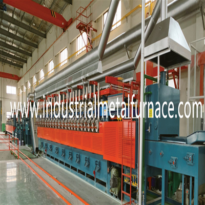 Beli Chain Conveyor Stabilizing Rod Tempering Furnace Natural Gas Fired 150 Pcs/ H online manufacture