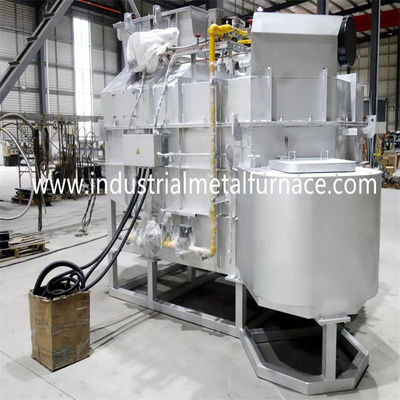 Beli 750kg / H 2 Kamar Tungku Peleburan Aluminium Industri Aluminium Die Casting Furnace online manufacture