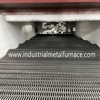 350kg / Jam Perlawanan Listrik Mesh Belt Furnace Perlakuan Panas Untuk Sekrup Penyadapan Sendiri