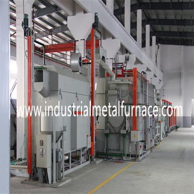 Rotary Resistance 350kg / Jam Continuous Furnace Heat Treatment Bell Annealing