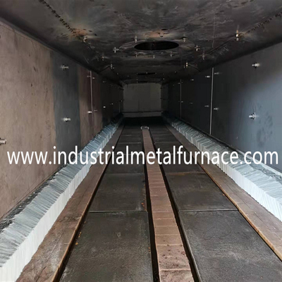1200 Derajat Perlakuan Panas Gas Alam Mobil Bawah Tungku Bogie Jenis Perlakuan Panas
