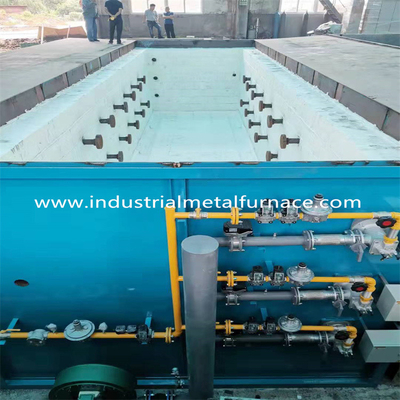 LNG Industrial Hot Dip Galvanizing Furnace Tungku Perawatan Panas Berbahan Bakar Gas