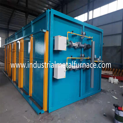 LNG Industrial Hot Dip Galvanizing Furnace Tungku Perawatan Panas Berbahan Bakar Gas