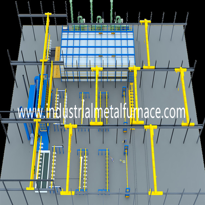 500KW Zinc Industrial Heat Treat Oven XG 08 Seng Hot Dip Galvanizing Ketel