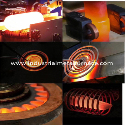 110KW 50KG Industri Induksi Tungku Pemanas Melting Metal 145kgs