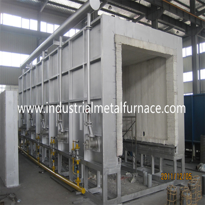 Tungku Bawah Mobil Pembakar Gas 320kw / H, Tungku Pemanas Bogie Hearth Furnace