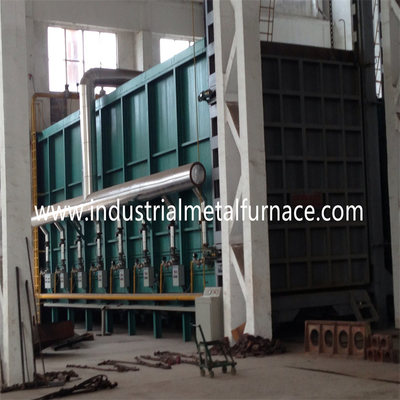 Tungku Panas Baja Berbahan Bakar Gas Mangan Tinggi Tungku Bawah Mobil 7200 × 2200 × 1800mm