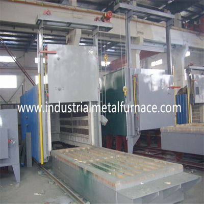Industri 1050 derajat C Resistensi Listrik Trolley Mobil Bagian Bawah Piring Pemanas Baja untuk Forging