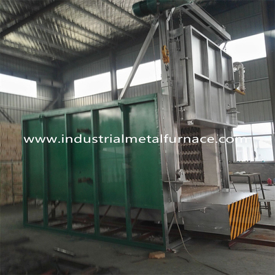 Peralatan Perlakuan Panas 500KW Tahan Listrik 4 Zona Jenis Troli