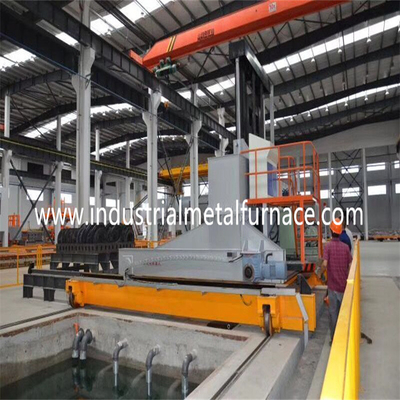 Forklift Type Trolley Steel Car Bottom Furnace, Oven Perlakuan Panas Untuk Pendinginan Cepat