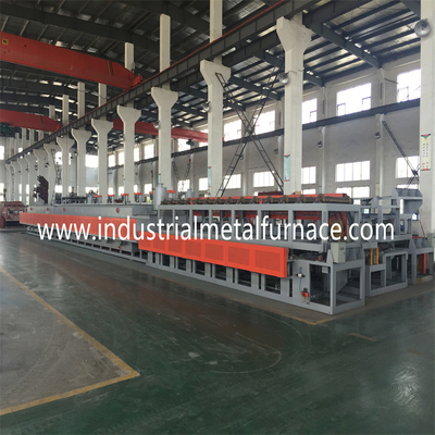160 Sampai 1000 KG Per Jam Roller Continuous Belt Furnace Resistance Furnace Bekerja Perlakuan Panas