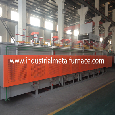 160 Sampai 1000 KG Per Jam Roller Continuous Belt Furnace Resistance Furnace Bekerja Perlakuan Panas
