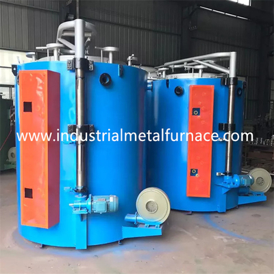 650 Derajat Pit Jenis Gas Nitriding Furnace Logam Tungku Perlakuan Panas Listrik