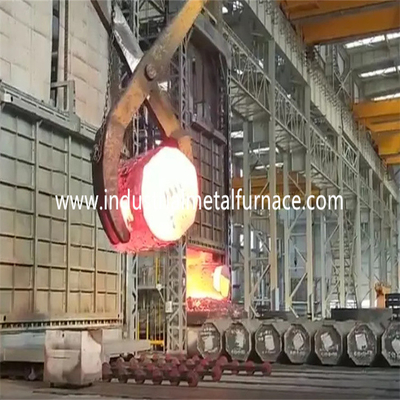 Perawatan Panas Tungku Bawah Mobil Berbahan Bakar Gas 6000 × 2500 × 1500mm 4 Zona 1000 ℃