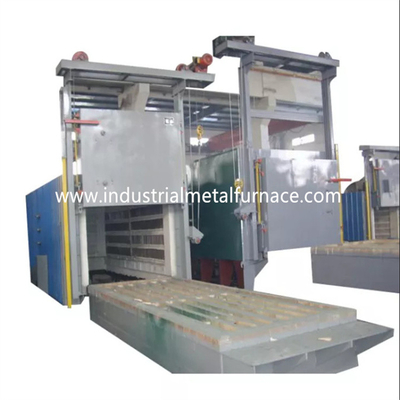 Bogie Hearth Heat Treat Furnace 8000×2500×2000mm Tipe Dasar Mobil Listrik