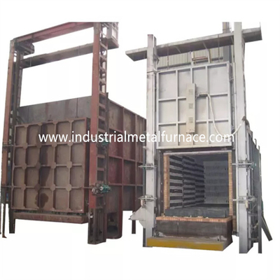 Perlakuan Panas Tungku Perapian Listrik Bogie 1500 × 1000 × 1000mm Baja Struktural