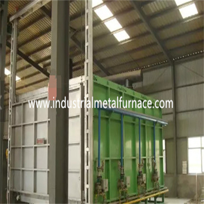 Double Head Trolley Heat Treatment Furnace Untuk Tempering Quenching Dan Preheating