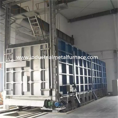 Bogie Hearth Heat Treatment Car Bottom Furnace Oven Tilting Trolley Quick Quenching 320KW