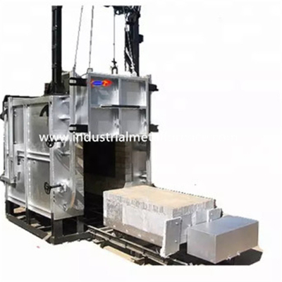 Tungku Perawatan Panas Trolley Listrik Ganda Bogie Hearth Untuk Bagian Aluminium